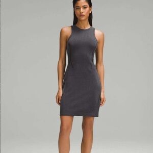Lululemon softstreme ribbed slim fit tank dress.